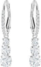 Swarovski Attract Trilogy - Oorstekers - Zilverkleurig