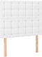 vidaXL - Hoofdborden - 2 - st - 80x5x78/88 - cm - kunstleer - wit