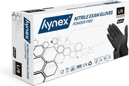 Hynex Nitril handschoenen maat L zwart 100/doos 3,5gram poedervrij
