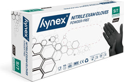 Hynex Nitril handschoenen maat S zwart 100/doos 3,5gram poedervrij