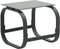vidaXL - Ligbedden - 2 - st - met - tafel - textileen - en - aluminium