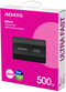 Adata SD810 - Externe SSD 500GB - USB 3.2 Gen2x2 2000MB/s - Zwart