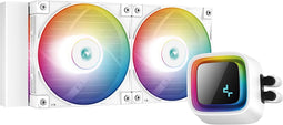 DeepCool LS520 WH - All-in-One CPU-koeler - 240mm radiator met 2x FC120 A-RGB PWM ventilatoren - Wit