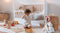 Hypnia - Baby Bed - Cocoon Babybed - Peuterbed - Babybed 60 x 120 - Met Opberglade - Spijlen + Bedhek - Lattenbodem - Bedbodem - Wit Hout - Eenvoudige Montage - Goed Verstevigd - Tijdloze Bedbodem - Geschikt Voor Ieder Matras