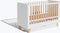 Hypnia - Baby Bed - Cocoon Babybed - Peuterbed - Babybed 70 x 140 - Met Opberglade - Spijlen - Lattenbodem - Bedbodem - Wit Hout - Eenvoudige Montage - Goed Verstevigd - Tijdloze Bedbodem - Geschikt Voor Ieder Matras
