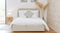 Hypnia - Boxspring - Boxspring 200 x 200 - Bed met opbergruimte - Nova - Hoofdeind met Afgeronde Hoeken - Praktische Lus voor Opbergruimte