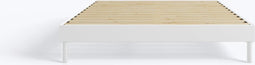 Hypnia - Essential Bedbodem - Bedframe 140 x 190 - Lattenbodem - Wit Hout - Eenvoudige Montage - Goed Verstevigd - Tijdloze Bedbodem - Geschikt Voor Ieder Matras