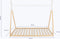 Hypnia - Kinderbed Tipi Bed - Peuterbed - Kinderbedden 90 x 190 - Lattenbodem - Bedbodem - Wit Hout - Eenvoudige Montage - Goed Verstevigd - Tijdloze Bedbodem - Geschikt Voor Ieder Matras