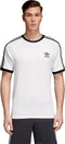 adidas Sportshirt - Maat L - Mannen - wit/zwart/grijs