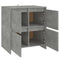 Dressoir 70x41x75 cm bewerkt hout betongrijs