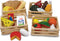Melissa & Doug Voedselgroepen - Houten speelgoedeten met 21 stuks en 4 kratjes - Leerzaam fantasiespel (set van 21)
