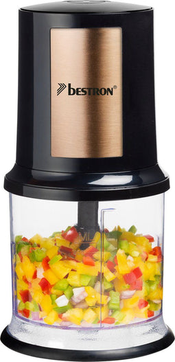 Bestron AKC200CO - Elektrische Hakmolen - 400 Watt 500 ml RVS messen Koper