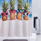 Douchegordijn Funanas 180x200 cm - vrolijk douchegordijn met tropische ananassen
