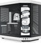 Hyte Y70 Touch Black/White - Midtowermodel - ATX - wit, zwart