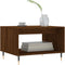 vidaXL - Salontafel - 60x50x40 - cm - bewerkt - hout - bruin - eikenkleur