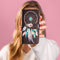 iMoshion Hoesje Geschikt voor Samsung Galaxy A22 (5G) Hoesje Met Pasjeshouder - iMoshion Design Softcase Bookcase - Zwart / Meerkleurig / Dreamcatcher