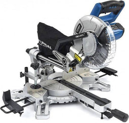 HYUNDAI afkortzaag 1500W - kapzaag - enkel-verstekzaag - Ø210mm - radiaal - incl. laserfunctie - krachtig maar eenvoudig te verplaatsen