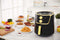 Hyundai Airfryer 6.2 Liter Black Gold