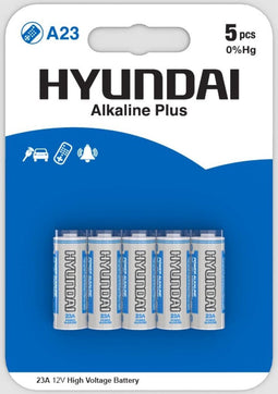 Hyundai Batteries - Alkaline Plus A23 batterijen - 5 stuks