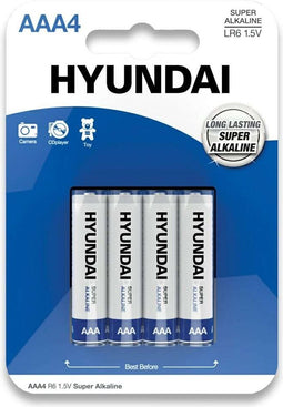 Hyundai Batteries - Super Alkaline AAA batterijen - PVC box - 24 stuks