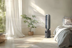 Hyundai Electronics – Bladeless heater PRO – Met ingebouwde LED – Donkergrijs