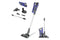Hyundai Electronics - Draadloze steelstofzuiger - Home edition - 120W - Blauw Grijs