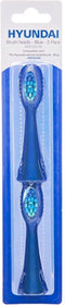 Hyundai Electronics - Elektrische Tandenborstel - Opzetborstel - blauw - 2 stuks