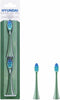Hyundai Electronics – Elektrische Tandenborstel – Opzetborstel – Groen – 2 stuks