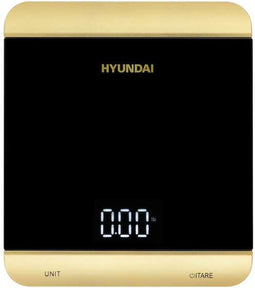 Hyundai Electronics - Moderne Keukenweegschaal - Zwart met goud