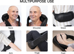 Hyundai Electronics – Multifunctionele massage apparaat – Voor nek, shouders, rug en benen – Met infrarood warmtefunctie