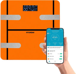 Hyundai Electronics - Smart digitale personenweegschaal - H Edition - Oranje