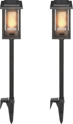 Hyundai Lighting - Luxe padverlichting op zonne-energie - Fakkel - 2 stuks