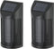 Hyundai Lighting - Luxe solar bollard wandlamp - 2 stuks
