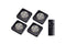 Hyundai Lighting - Oplaadbare LED Lampjes - 4 stuks - Donkergrijs