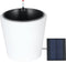 Hyundai Lighting - Solar LED Plantenpot voor buiten - Rond