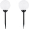 Hyundai Lighting - Solar padverlichting - Bal stick light - 2 stuks
