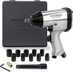 HYUNDAI slagmoersleutel - pneumatische slagsleutelset - luchtdruk - 6,3 bar - luchtverbruik 5,4 m3/min