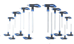 Hyundai sleutelset T-Greep (extra lang) - 16-delig - inbussleutel / torxsleutel / kogelkop