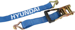 HYUNDAI spanband met ratel 50 mm x 8 m - Polypropyleen met metalen ratel en haken - keurmerk GS/Tüv