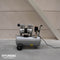 HYUNDAI Stille Compressor - Royale 30 liter tank - 8 bar - fluisterstil - makkelijk verrijdbaar - onderhoudsvriendelijk en olievrij
