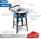 HYUNDAI zaagtafel 1500W 250mm 24T - werkhoogte 86 cm - traploos instelbaar van 0-85 mm - geïntegreerde stofafzuiging