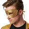 Venetiaans masker - halfmasker - effen goud - 18 × 9 cm