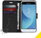 Accezz Galaxy J3 (2016) - Flip cover - Krasbestendig Schokbestendig - Zwart