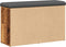 vidaXL - Schoenenbank - 82x32x50 - cm - bewerkt - hout - oud - houtkleurig