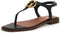 Guess Miry - Sandalen - Goudkleurig G-merkembleem - Zwart - Maat 39