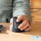 R-Go Tools HE Break - Ergonomische Muis - Draadloos - Verticaal - 2400 DPI - Linkshandig - Zwart