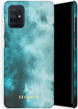 Selencia Hoesje Geschikt voor Samsung Galaxy A71 Hoesje - Selencia Maya Fashion Backcover - blauw