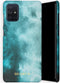 Selencia Hoesje Geschikt voor Samsung Galaxy A71 Hoesje - Selencia Maya Fashion Backcover - blauw