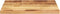 vidaXL - Tafelblad - rechthoekig - 60x50x3,8 - cm - massief - ruw - mangohout