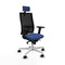 Bureaustoel Piqueras y Crespo 2D026N2 Marineblauw